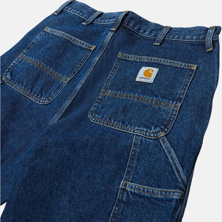 Carhartt WIP Jeans DOUBLE KNEE I030463.0106 BLUE STONE WASHED